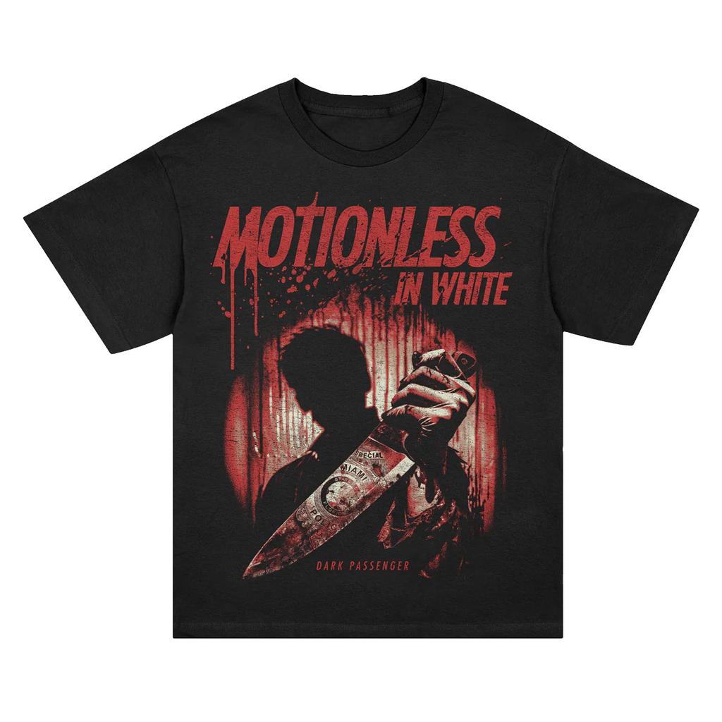 VTG Motionless In White Dark Passenger All Size Black Men's T-Shirt VA183 Unisex T-Shirt