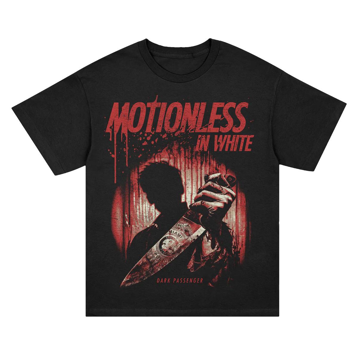 VTG Motionless In White Dark Passenger All Size Black Men s T-Shirt VA183 M