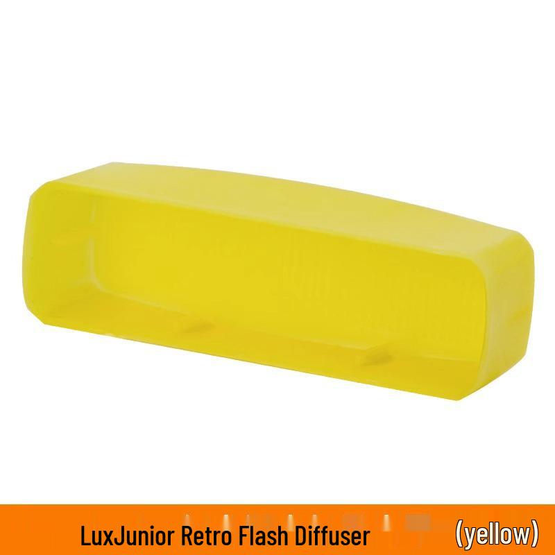 

Желтый и синий софтбокс-рассеиватель для накамерной вспышки Godox, Canon 580, V860II, V850 II.