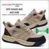 Men's Steel Toe Anti-smash Safety Shoes - Breathable, Anti-puncture, Insulated Work Shoes for Construction