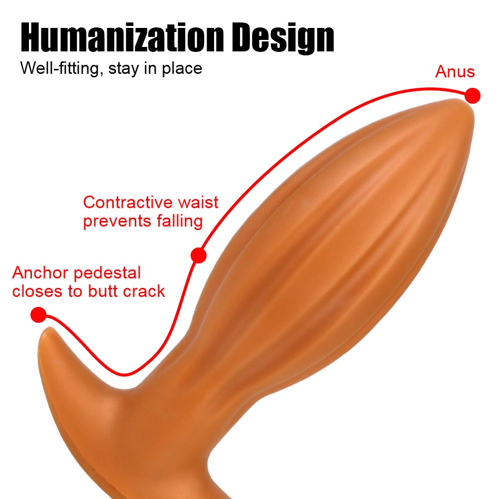 Plug anal mare Jocuri pentru adulți Dildo uriaș Jucării SM Masaj de prostată Expansor anus Plug din silicon moale Jucării sexuale pentru bărbați, femei