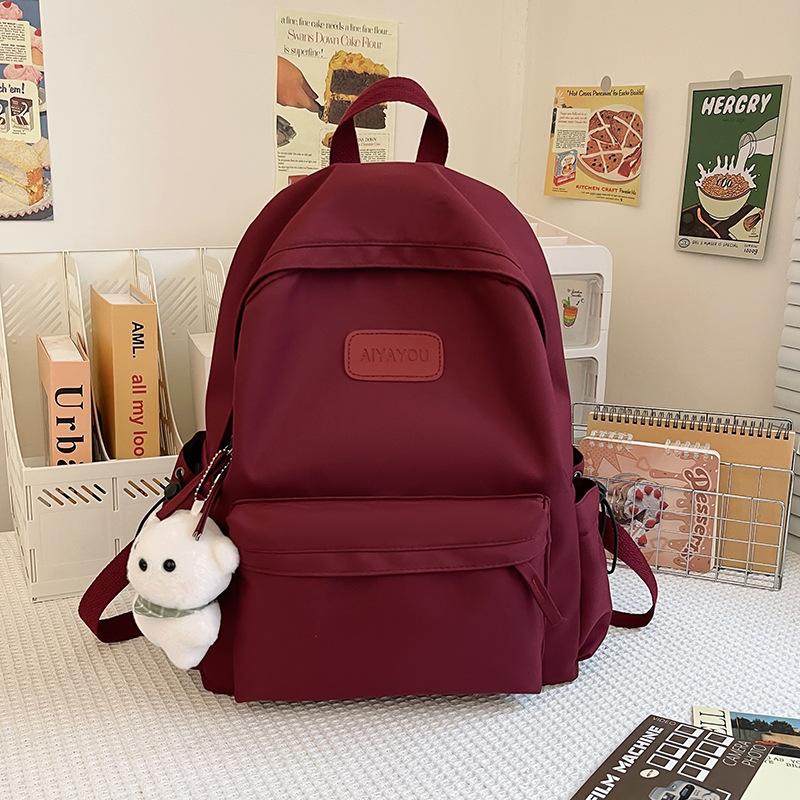 New Backpack for Women Japanese Casual Junior High School Students High School Students School Bag College Students Large Capacity Backpack