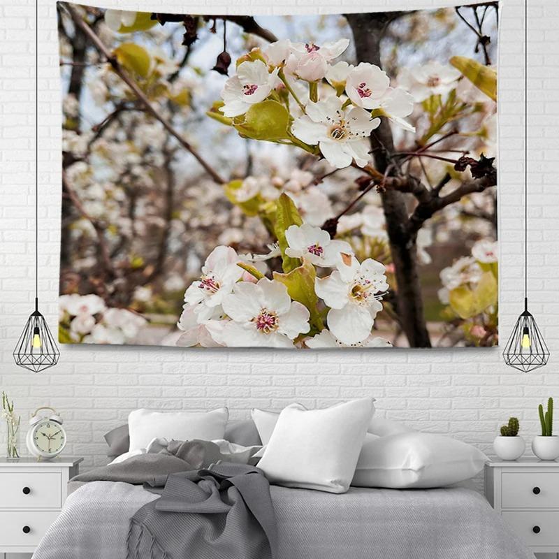 Flowers and Succulents Tapestry Home Wall Decoration Tapestry Office Living Room Tapestry