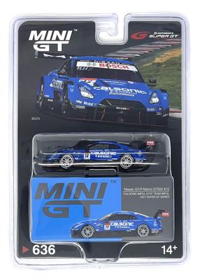 TrueScale Miniatures MINI GT Scale Nissan Nismo GT500 SUPER GT Series 2021 Team Impul Drive Japan Exclusive Finished Model 1/64 GT-R #12 Right-Hand