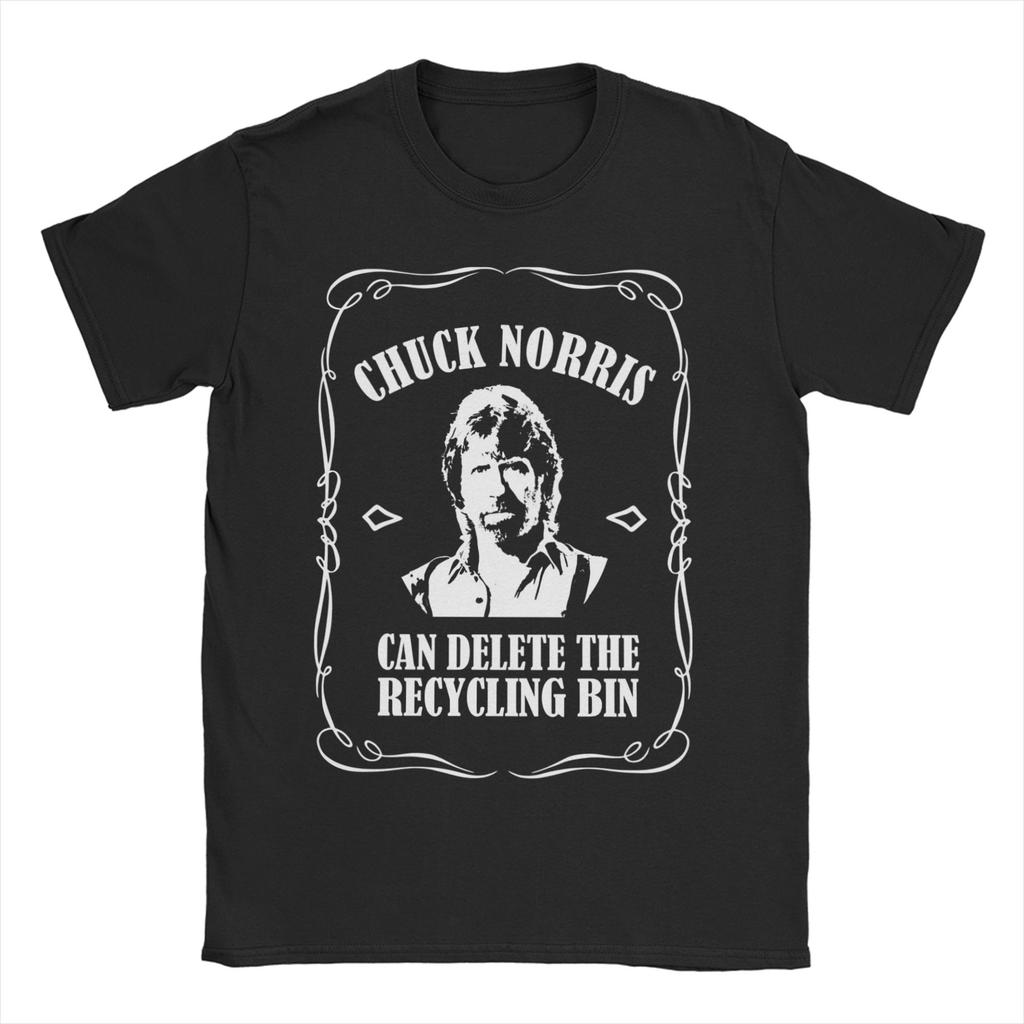 Erinnern Sie sich an Chuck Norris T-Shirts Für Unisex Unisex Baumwolle Lässig T-Shirt Rundhals T-Shirt Kurzarm Kleidung Sommer
