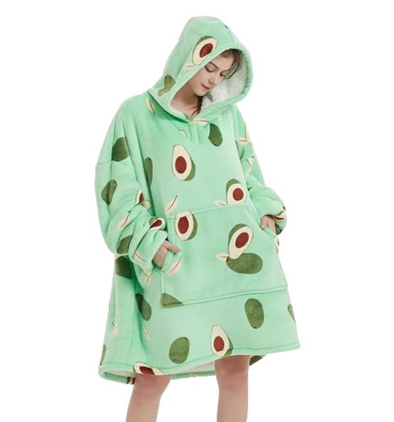 Avocado Decke Sweatshirt Warmes Dickes Kapuzensweatshirt