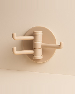 Univerzální plastový háček na ručníky 3dílný otočný držák Zadní věšák na koupelnové dveře