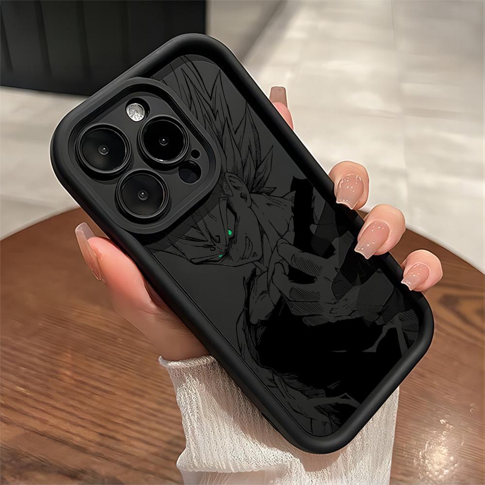Anime SaiyanS Warrior Trendy Pouzdro na Telefon Pro IPhone 17e 17 16e 16 15 14 13 12 11 Air Pro Max Mini XR XS Plus Měkký Zadní Kryt z TPU