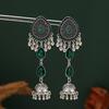 Diamond-Encrusted Water Drop Wind Chime Earrings For Women, Retro Luxury Temperament Long Hollow Fringed Earrings
