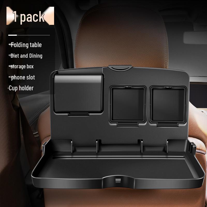 Universal Car Seat Back Folding Table: Multifunctional Dining and Utility Tray