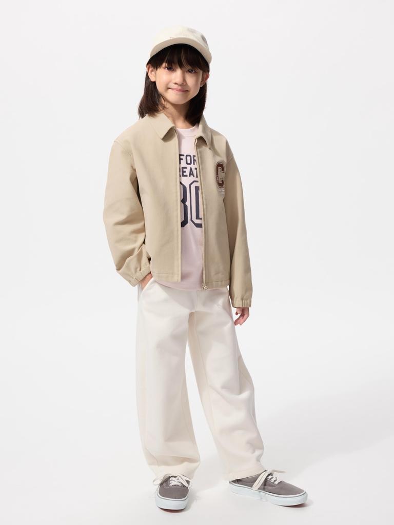 Uniqlo Girls Dry Sweat Curve Pants Model
