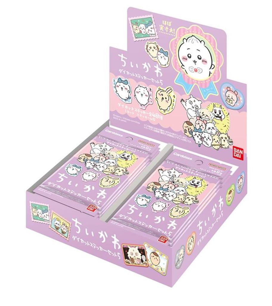 BANDAI Chiikawa Sticker Set 5 20 packs Die-cut (Pack) (BOX)