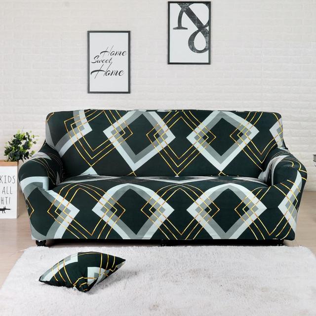 Copridivano Elastico Spandex Copridivano per Divano Angolare a L Soggiorno Funda Chaise Longue Protettore Estensibile