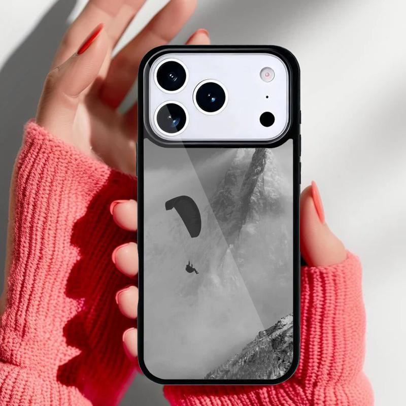 Paragliding Sport Phone Case for iPhone 17 Air 16e 15 14 13 Pro Max Back Cover for 12 11 Pro Coque