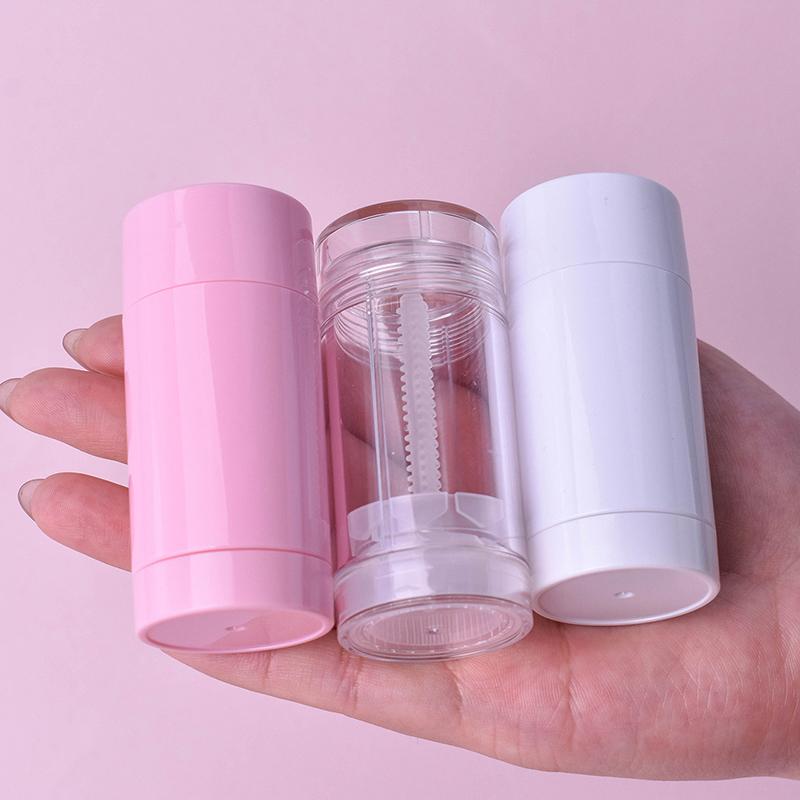 30G Empty Deodorant Containers Refillable Plastic Twist-Up Bottle For Diy Natural Crystal Deodorant Stick Cosmetics Tube