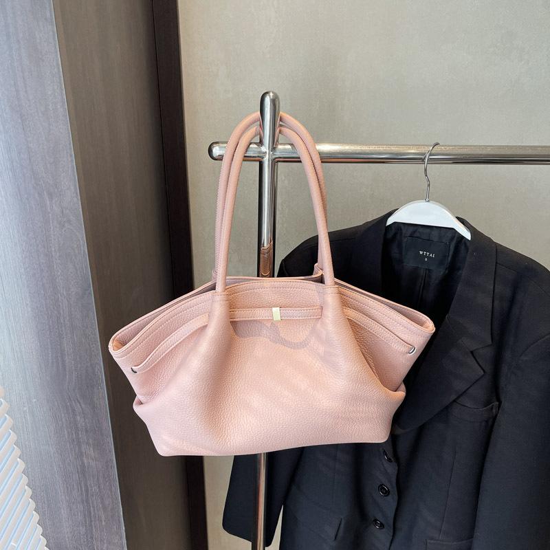 Underarm Bag Women's New Fashion Portable Shoulder Bag Lychee Pattern Commuter Bag