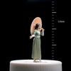 1/64 Ancient Customs Girl Figure Handpainted Pose Scene Resin Miniature Mini Doll for Sand Table DIY