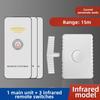 Living Room Control Infrared Controller Rechargeable Remote Sleep Mode Controller 51*54mm approx. Fits Standard Switches