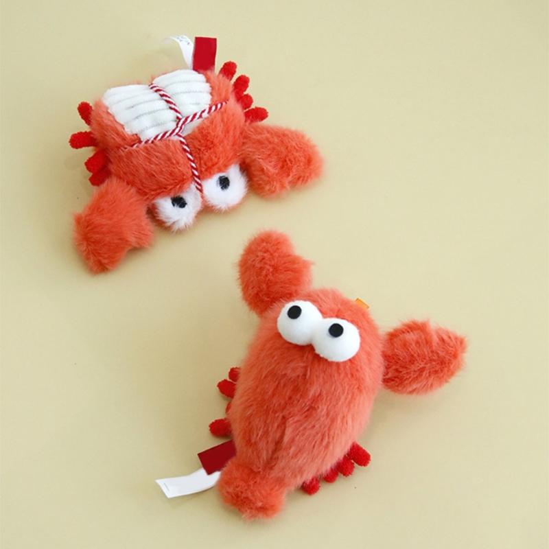 Crabs/Lobster Design Cats Chew Toy with Catmint And Jingling Bells For Fun Indoor Activity And Boredom Cats Engagement