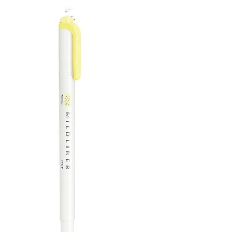 Mild Liner Double Headed Fluorescent Pen Hook Pen Highlighter Pen Color Mark Pen Cute