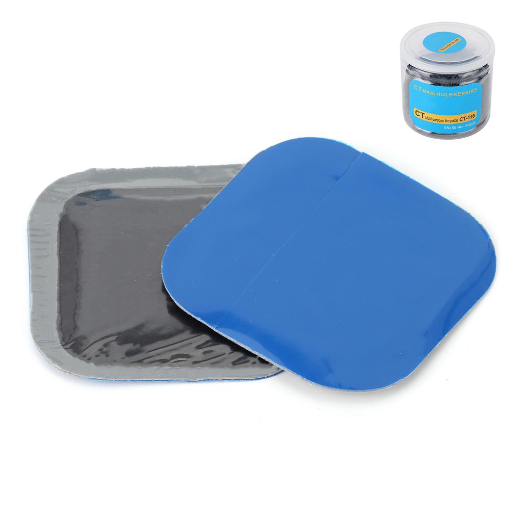 60pcs Box 55mm 2.2in Car Tire Repair Patch Rubber Tool Universal for Automobile Motorcycle