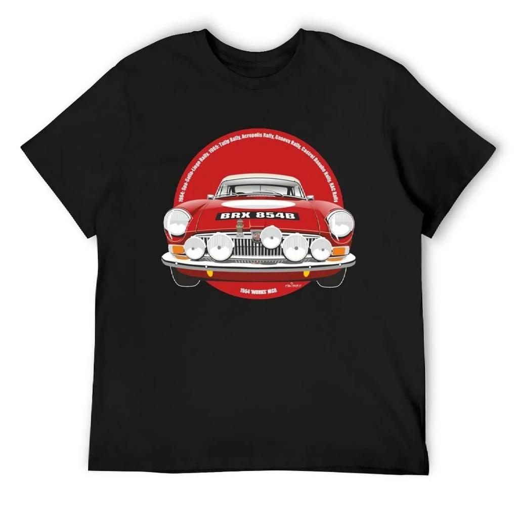 1964 works MG MGB T-Shirt individuelles Shirt Sportfans Vintage Anime Shirt lustige Meme T-Shirts Herren T-Shirts lässig stilvoll