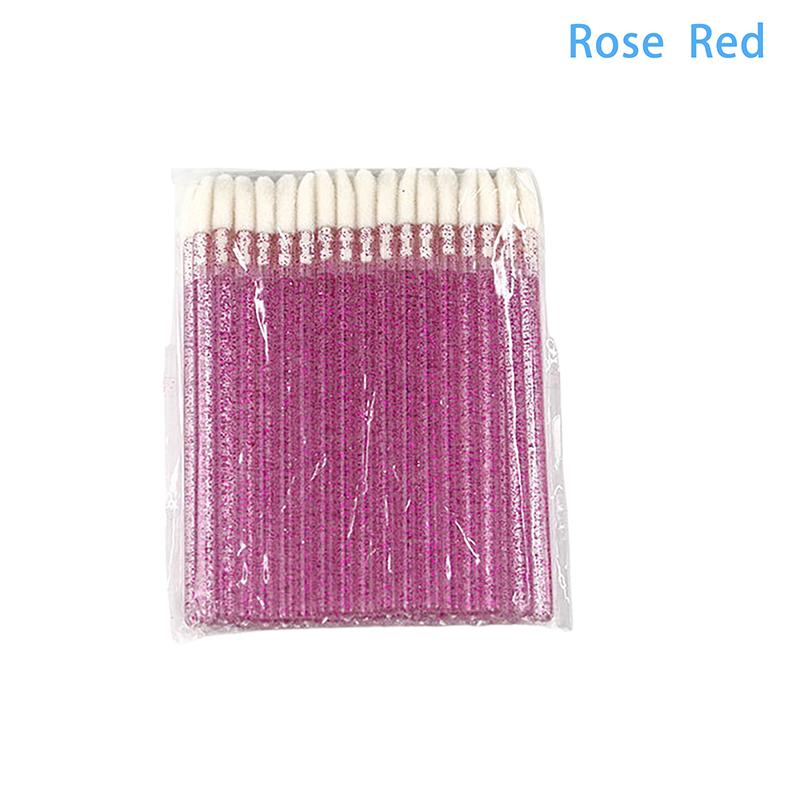 50Pcs  Disposable Lip Brush Lash Extension Brushes Mascara Applicator Lipstick Wands Set Cosmetic Plastic Makeup Tools