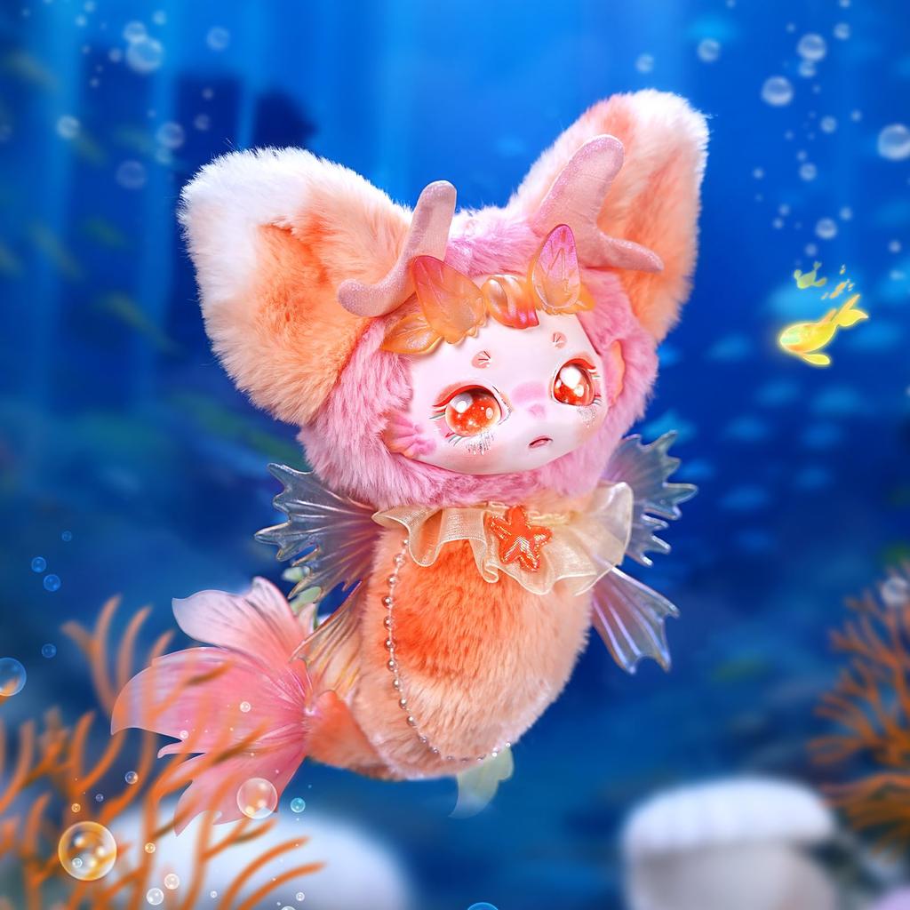 ICY Fortune Days 30cm Mermaid Series Plush Doll, 1 Box, Polyester, PVC, and ABS, Painted, Gift