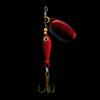 9g 7cm Fishing Lure Spinnerbait Metal Fishing Spoon Bait with Rotating Blade and Treble Hook for Freshwater Fishing Tackle