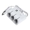 Car Cigarette Socket Splitters 2 USB Extension Cord Cable Adapter