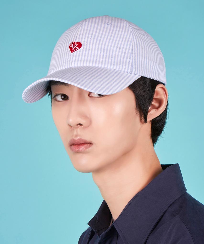 Bajal Heart Logo Oxford Oversized Ball Cap (3 Colors)