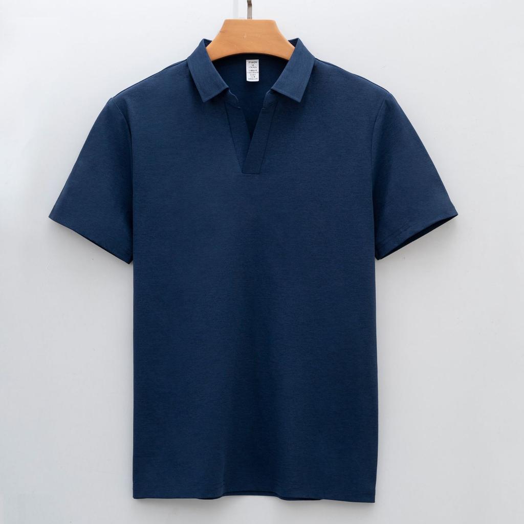 Polo Blouse Moisture-absorbing Quick-drying T-shirt Short-sleeved Antibacterial Cool Polo Blouse Men