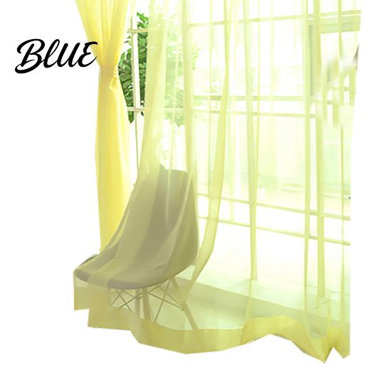 Lightweight Gauzy Valances Sheer Home Curtain Drape Door Window Wedding Decor
