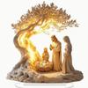 2026 New Nativity Jesus Birth Scene Xmas Table Centerpiece Accessory 2D Flat Acrylic for Home Office Decoration Party Ornment