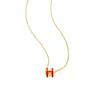 2022 Trendy Titanstål H-bokstav Halskjede for Kvinner - Europeisk og Amerikansk Stil, Allsidig Mote Kragebeinlenke