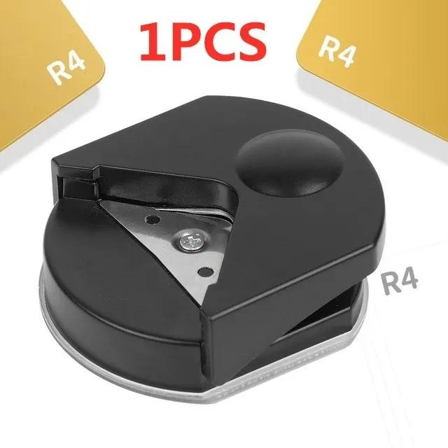 

Portable R4 Corner Rounder Paper Cutter Paper Circle Corner Trimmer Punch For Cards Photo Cutting DIY Craft Scrapbooking Tools чорний