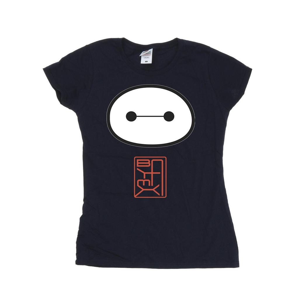 Disney Womens/Ladies Big Hero 6 Baymax Icon Cotton T-Shirt
