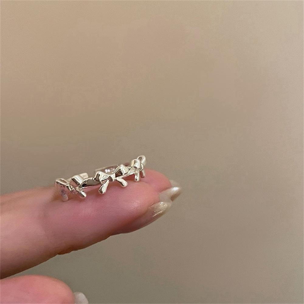 Anello Minimalista da Donna in Argento Sterling 925, Inossidabile, Anello Aperto di Alta Gamma per Dito Indice di Coppia