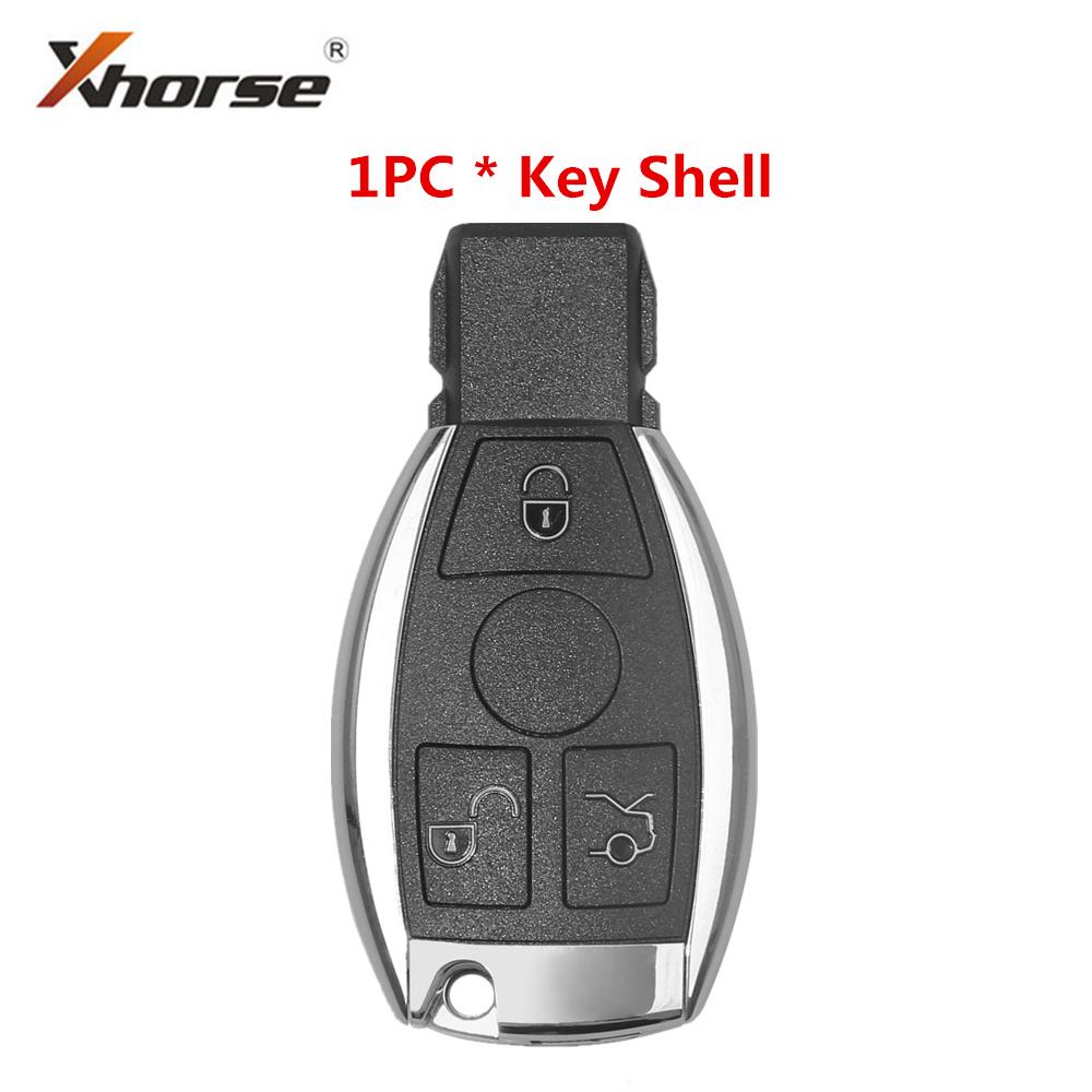 

Xhorse VVDI BE Key Pro For Benz Remote Key Improved Version With Smart Key Shell 3 Buttons Get One Token For MB BGA Tool 1 key shell