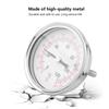 62mm 120 Celsius  High Temperature Bimetal Thermometer Oven Grill BBQ Analog Dial Double Scale