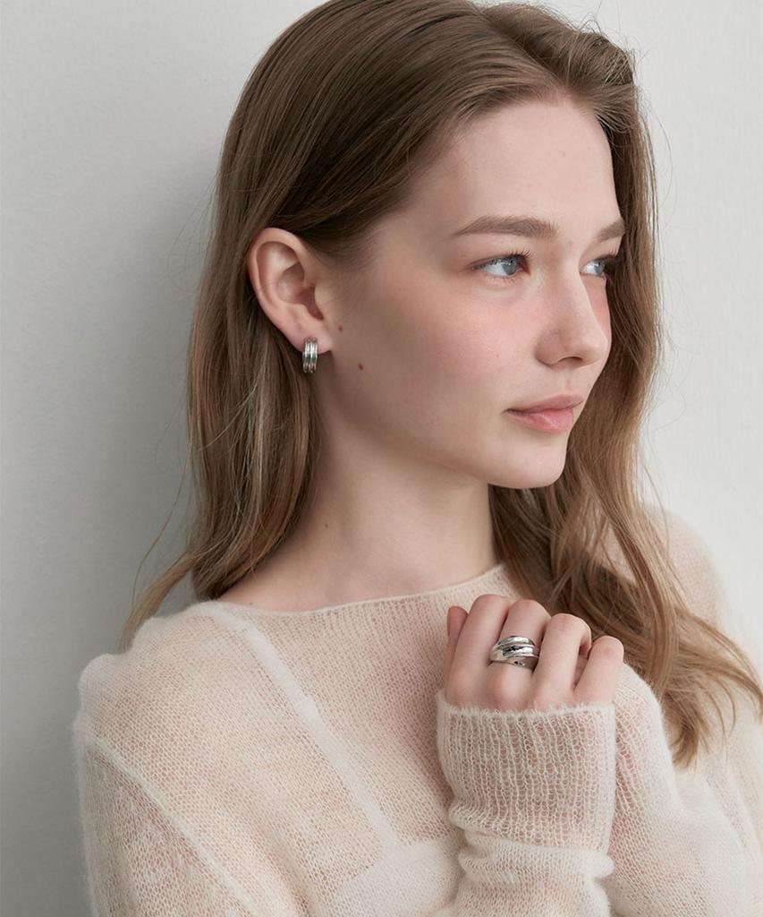 Halden Curved Ring Bold (R021_Silver)