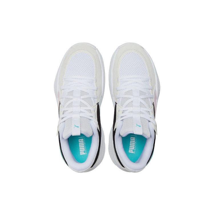 Puma Court Rider Summer Days - Pink Lady Unisex Sneakers White 195662-02