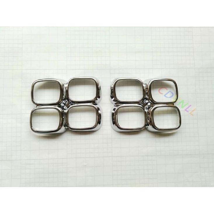 ABS Chrome Front Fog Light Lamp Trim Cover For Kia Sportage 2017-2019