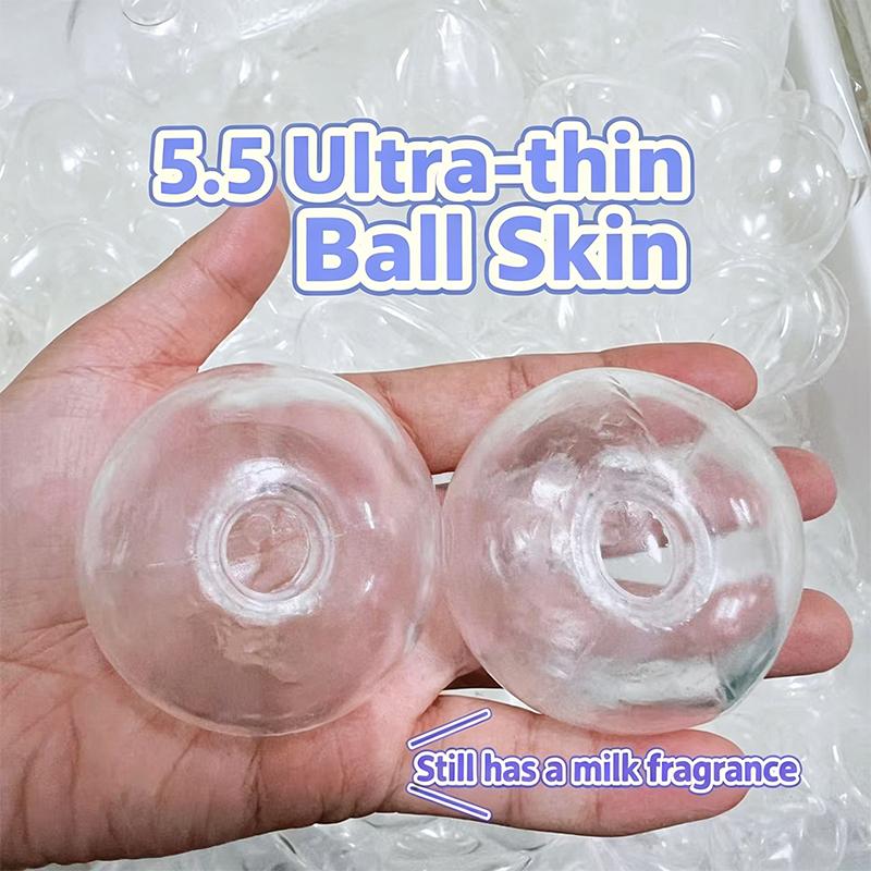 1/2Pcs Diy Empty Ball Skin Handmade Ball Decompression Slow Rebound Toy Sphere Jewelry Trp Casting Molds Tools