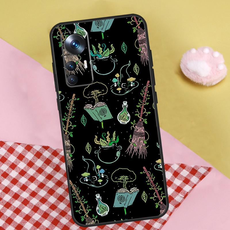 Occult Witchcraft Moon Gothic Witch For POCO X3 X5 Pro M5 M5s F4 X4 GT F3 F5 Case For Xiaomi 13T 11T 12T 13 Pro 12 Lite 12X