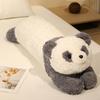 Long Cartoon Animal Plush Throw Pillow Cozy Fabrics Dog Panda Fox Doll Soothing Sleeping Pillow Lovely Home Decor Kids Companion
