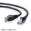 SANWA SUPPLY CAT6 LAN-Kabel UTP RJ45 mit (3m) 1 Gbit/s/250 MHz Anti-Snatch-Laschen, Rot, LA-Y6-03R