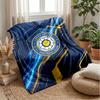 Coperta in Flanella con Stampa Leeds United, Morbida Calda Leggera Coperta da Divano Letto Campeggio
