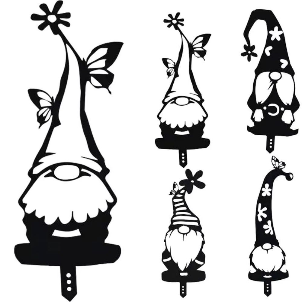 

Акриловий декор у дворі гномів із гномами 04