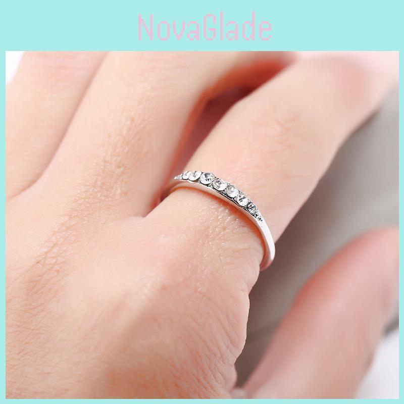 Wedding Engagement Luxury Ring Simple Casual Wedding Ring Jewelry Female Lover Fashion Jewelry